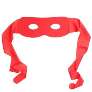 Superheld masker rood