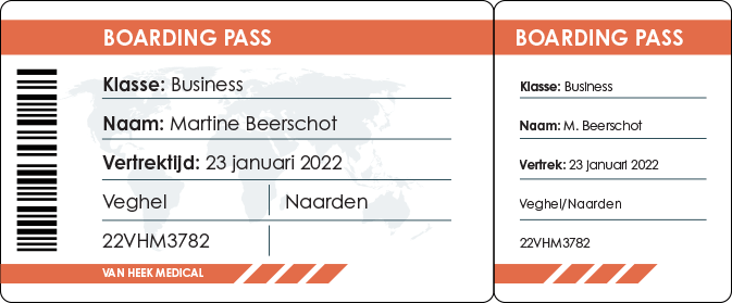 boarding pass intramurale instelling van heek leverancier medische hulpmiddelen